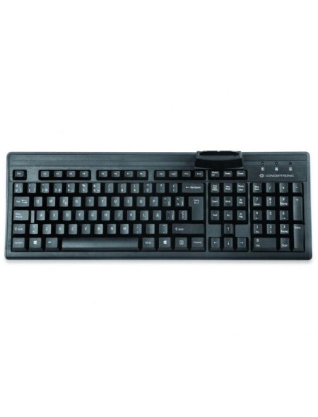 Teclado Conceptronic Usb / Lector de DNI (DNIe 3.0) / Tarjeta Sanitaria (eiD) / Ckbesmartid