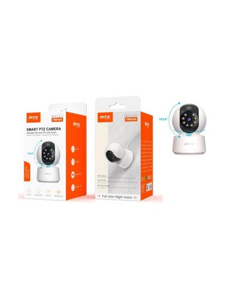 Camara Videovigilancia TR9184 / Seguimiento automático / Deteccion de movimiento / 360 grados / MTK / 0951841