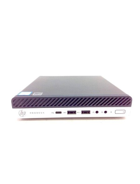 Ordenador Reacondicionado MINI HP 600 g4 / i5-8th / 8Gb / 256Gb M.2 / Win10 Pro / Sin cable trebol / SIN VGA / Grado A